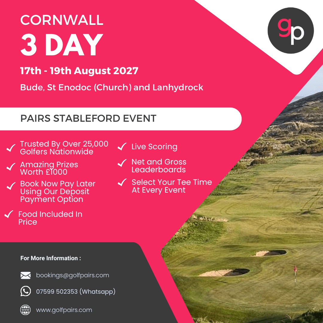Cornwall 3 Days August 2027