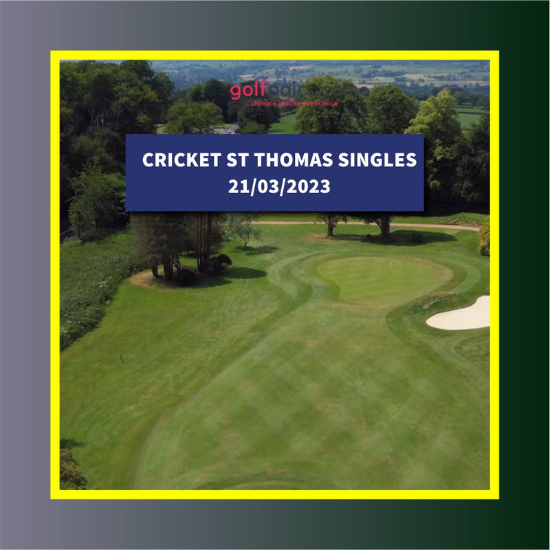 Cricket St Thomas Singles 2023
